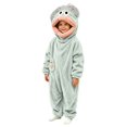 thumbnail image 4 of lcziwo Big Mouth Monster Onesie Pajamas Toddler Funny Unisex Fuzzy Loungewear Soft Plush One Piece Jumpsuits Winter Thermal 2026 Light Blue,11-12 Years, 4 of 6