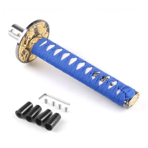 Universal 200mm Samurai Sword Gear Shift Knob Shifter Katana   Thread Adapte