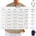 thumbnail image 4 of TAGOLD Mens Summer Short Sleeve V-Neck Blouses & Shirts Solid Color Button Loose Casual Shirt Top, 4 of 5