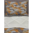 thumbnail image 3 of Waves Comforter & Sham Bedding Set, Abstract Pattern Illustration with Waves Hand-drawn Style Graphic Ornamental Curves, 3 pcs Duvet Set Microfiber Filling Quilt, 5 Sizes, Multicolor, by Ambesonne, 3 of 4