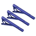 thumbnail image 1 of 3 Pcs Clips para Corbata delgada para hombres, Clips de corbata de cobre para padre, esposo, amante (Azul, Sarga), 1 of 6
