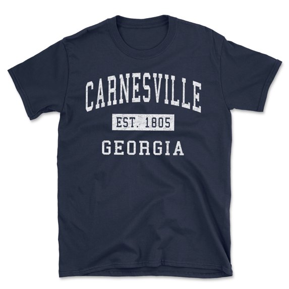 Carnesville Georgia Classic Established Men's Cotton T-Shirt