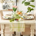 thumbnail image 2 of Lemon Bliss Plaid Table Runner 14x72, 2 of 3