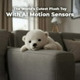 thumbnail image 4 of The 8.27" Polar Bear AI-Enabled Emotional Support Plush with Lifelike Hugging Motion & Ultra-Soft Polar Bear Design – For Anxiety, Sleep & Daily Calm, 4 of 6
