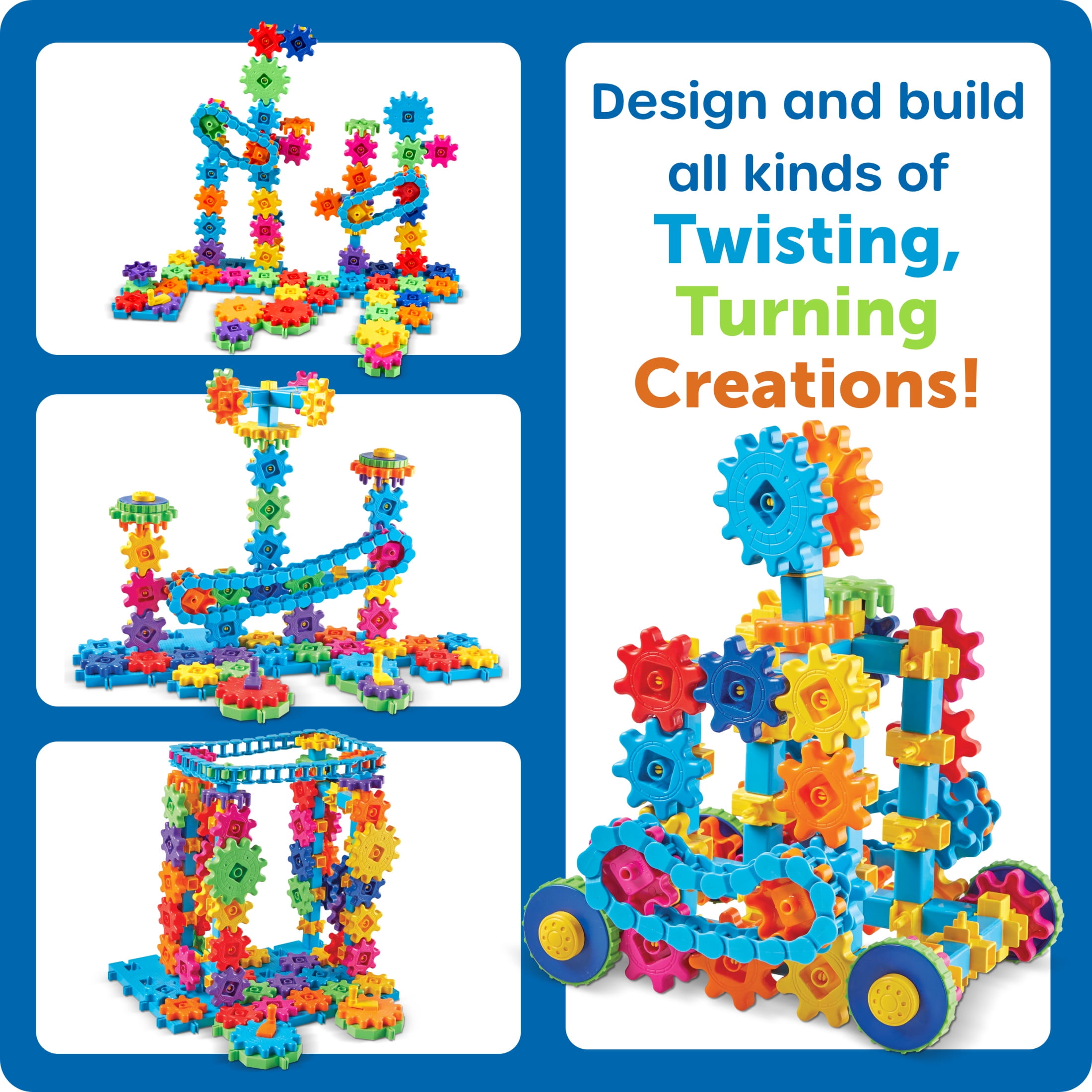 ぱんちゃん　MEGA BUILDS Construction Set Gears! Gears! Gears! Mega Builds Construction Set | Safari Ltd®
