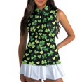 thumbnail image 3 of Whosucclay Clover Heart Workout Tank Tops for Women, Durable Golf Tank Soft Sleeveless Womens Golf Shirt, 3 of 7