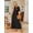 RedLeaf, variant on Merokeety Womens Summer Crewneck Maxi Dress Black XXL