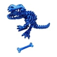 thumbnail image 3 of Dragón articulado impreso en 3D, articulaciones móviles, decoración del hogar, dragón de juguete Flexible realista, adorno de dragón para vacaciones, Azul, 3 of 8