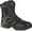 Black, variant on Thorogood Men's Deuce 8" Waterproof Side Zip Work Boot Black 10.5 EE US