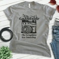 thumbnail image 2 of Go Outside The Graphics Are Amazing Shirt, Unisex Women's Men's Shirt, Outdoors Shirt, Camping Hiking Shirt, Dark Heather Gray, X-Small, 2 of 6