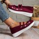 thumbnail image 4 of Amzcrzy Zapatos de mujer,Zapatos de mujer,Zapatillas de mujer, Zapatos de cuña de malla informales, cómodos y transpirables para mujer. Sandalias Mujer Zapatillas De Casa, 4 of 5
