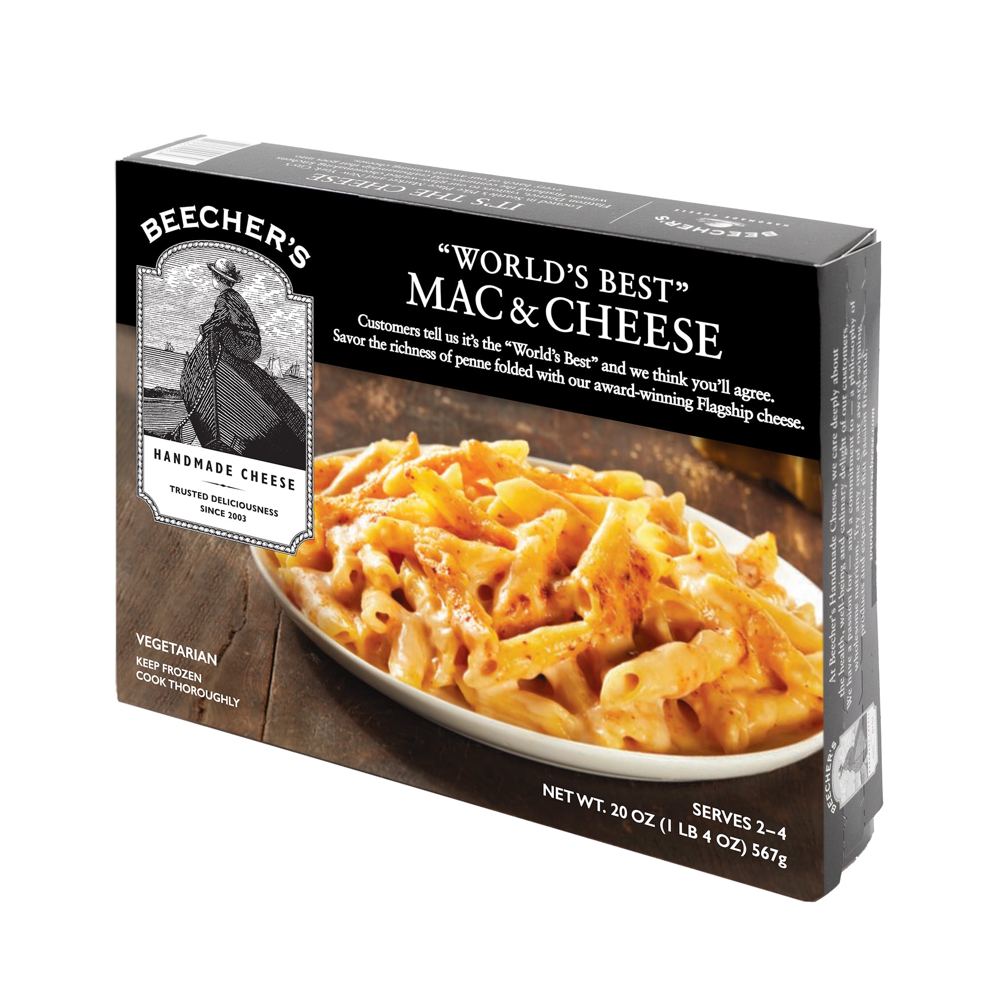 Beecher's "World's Best" Mac & Cheese, 20 oz (Frozen)
