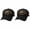 Double Black, variant on Haimei Retro Commemorative 250th Anniversary Embroidered Cotton Work Baseball Cap, Multicolor, Men, 2 Packs
