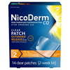 Nicoderm? CQ? 14 mg Step 2 Clear Patches - 14 Count