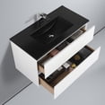 thumbnail image 4 of Blossom Assisi 36" Bathroom Vanity w/ Ceramic Sink | Glossy White| Basin| Wall-Mount Vanity Storage, 4 of 7
