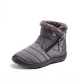 thumbnail image 1 of Bottes d'Hiver Imperméables avec Hauts pour Femmes Gris 38_paris, 1 of 5