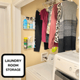 thumbnail image 7 of Evelots 4 Pk Plastic and Foil Wrap Organizer on Cabinet Door or Pantry Wall Rack - Sandwich, Freezer, Food Bag Storage Organizer - Bathroom Laundry Supplies, Kitchen Organization and Storage, 7 of 7