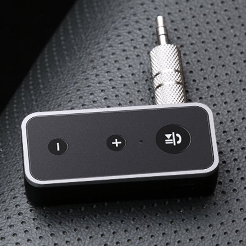 Bluetooth 5.0 aux Adapter, Audio Car Kit Receiver, Portable Wireless
