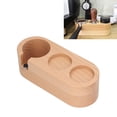 thumbnail image 3 of Soporte de madera para filtro de café, 3 agujeros, evita resbalones, soporte de madera para tapete, estación de manipulación, Base de madera de 51mm/2 pulgadas, 3 of 14
