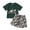 Green, variant on UngA Toddler Baby Boys Summer Clothes 3 6 12 18 24 Months 2T 3T 4T 5T Boys Outfits Letter Print Short Sleeve Tops Camouflage Shorts Outfits(Green,2-3 Years)