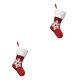 thumbnail image 2 of Naiovety Calcetín de Navidad bordado personalizado Saco rojo de lujo Santa Deluxe Christmas Type2 NO2, 2 of 6