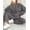 Grey, variant on Women'S Oversized Sweatshirt & Joggers Set Cozy Cable Knit Loungewear, Trendy Winter Christmas Outfit Long Pants And Long-Sleeved Home Wear Set Grey XL