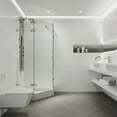 thumbnail image 3 of VIGO Verona 38 in. L x 38 in. W x 79 in. H Frameless Hinged Neo-angle Shower Enclosure Kit in Brushed Nickel with Clear Glass, 3 of 10