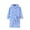 Blue, variant on Mikilon Kids Robes Size 6-12 Years Hooded Sleepwear Soft Fleece Bathrobes Cute Housecoat Gowns