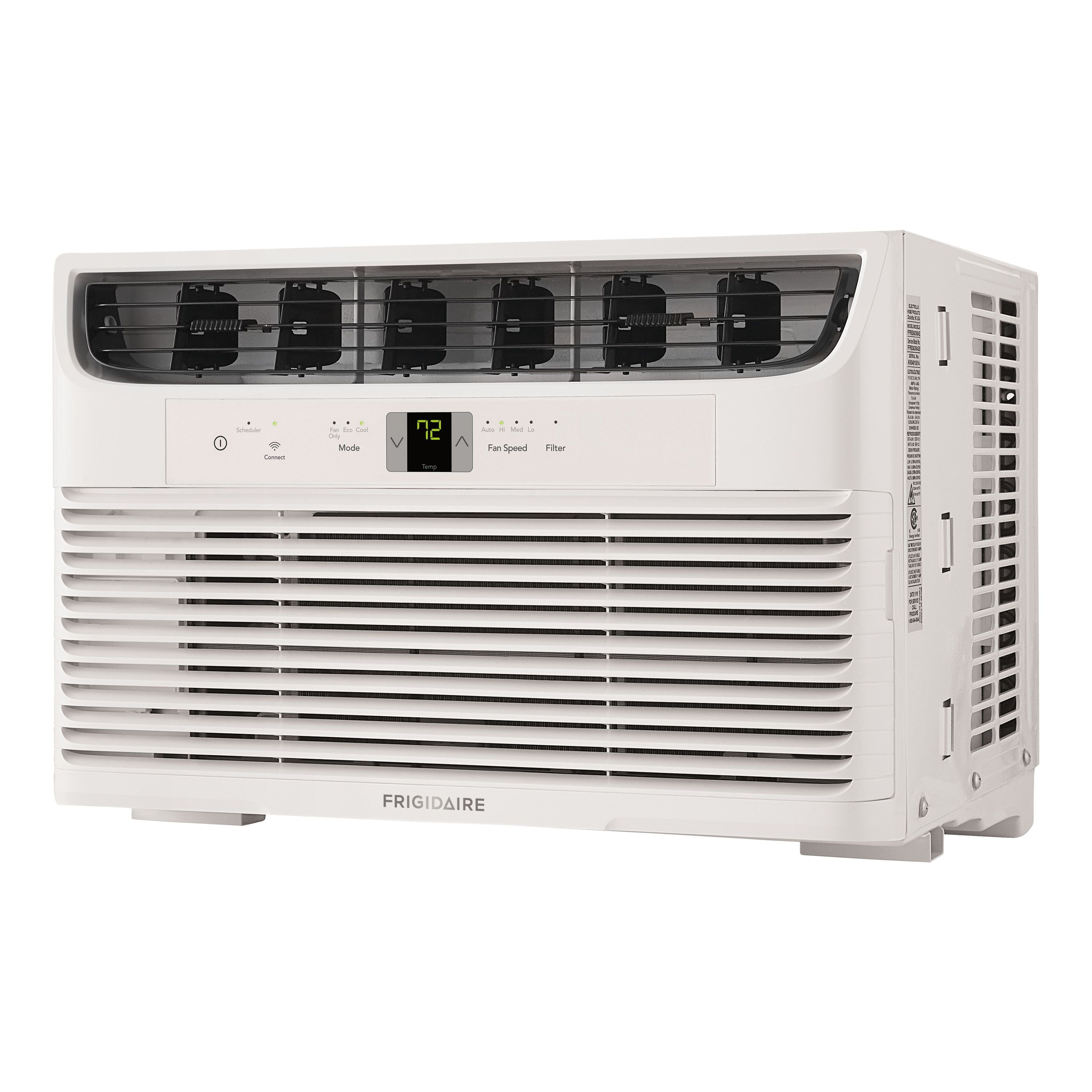 White Renewed Frigidaire Energy Star 12,000 BTU 115V Window-Mounted Compact Air Conditioner with Full-Function Remote Control