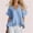 *Black, variant on ClodeEU Women's V Neck Short Sleeve Blouse with Ruffle Hem, Casual Loose Fit Flowy Top Black,Women's Plus L
