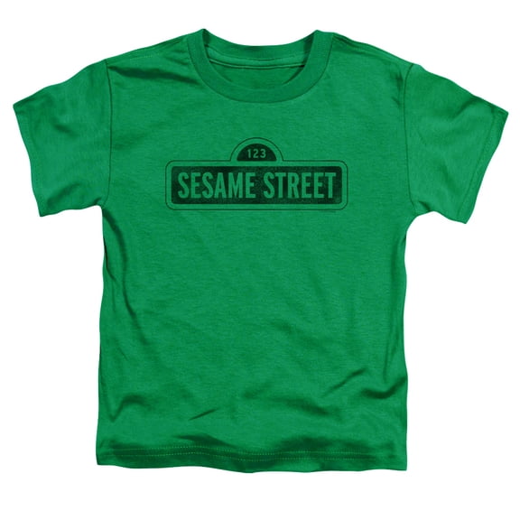 Sesame Street - One Color Dark - Toddler Short Sleeve Shirt - 2T