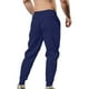 thumbnail image 4 of Pantalones largos para hombre, estilo casual, a la moda, con cordón ajustable en la cintura y bolsillos, pantalones deportivos de rayón para hombre., 4 of 6