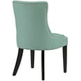 thumbnail image 5 of Modway Regent 20.5" Tufted Fabric Dining Side Chair in Laguna Green (Set of 2), 5 of 5