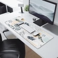 thumbnail image 2 of Outstanding Performance with Abstract Art Large Gaming Mouse Pad - Waterproof, Non-Slip - Ideal for Office Laptop - Modern Boho Leaves - Extended Desk Pad - 31.5 X 11.8 Inch, 2 of 7