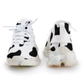 thumbnail image 4 of Cow, Black And White Walking Shoes for Men Woman Lightweight Tennis Fashion Elastic Sports Shoes Cushion Basketball Shoes, 4 of 7