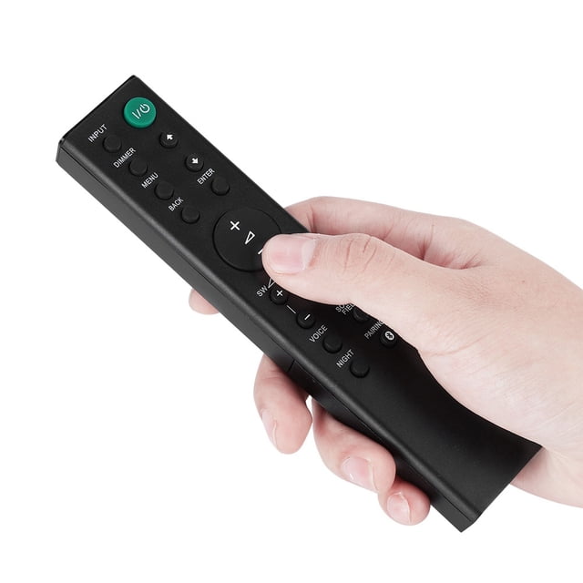 Controlador remoto de bar, control remoto de cine en Casa, control remoto negro rmt-ah101u, consumo de baja energía resistente al desgaste para