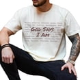 thumbnail image 2 of God Says I Am T-Shirt – Christian Faith Affirmation Shirt, Religious Bible Verse Tee, Inspirational Unisex Cotton Top, 2 of 6