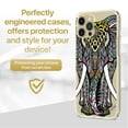 thumbnail image 2 of Case Yard iPhone-11-Pro-Max Case Clear Soft & Flexible TPU Ultra Low Profile Slim Fit Thin Shockproof Transparent Bumper Protective Cover Drop Protective Cell Phone Cases (Zen Elephant), 2 of 8