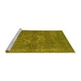 thumbnail image 2 of Ahgly Company Machine Washable Indoor Rectangle Oriental Yellow Industrial Area Rugs, 5' x 7', 2 of 4