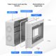 thumbnail image 3 of Caja de distribución impermeable con bucle HT-8, caja de interruptores para exteriores, para patio, impermeable, pequeña, vacía, abierta, a prueba de polvo, para uso doméstico, 3 of 5
