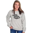 thumbnail image 3 of Cute Cardio Weights Protein Shakes Women Plus Size Crewneck Sweatshirt Brisco Brands 5X, 3 of 5