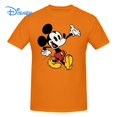 thumbnail image 1 of Disney Mickey Mouse Cartoon Creative T shirt Harajuku Short Sleeve T-shirt 100% Cotton Graphics Tshirt Brands Tee Top4XL Gao Jinjia LED, 1 of 2