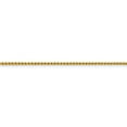 thumbnail image 3 of Leslie's Real 14kt Yellow Gold 1.4mm Diamond Cut Open Franco Chain; 16 inch; for Adults and Teens; for Women and Men, 3 of 5
