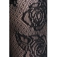 thumbnail image 4 of Lady's Fashion Designed Fishnet Footless Tights, Black-785, 4 of 4