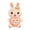 B, variant on Pink Rabbit with Heart Plush, Soft Bunny Stuffed Animal Doll for Romantic Occasions