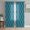 Blue, variant on Sheer Curtains 63 Inch Length 2 Panels Set for Bedroom, Red White Stripes Semi Sheer Curtains for Windows, Simple Geometric Modern Monochrome Voile Window Treatments Rod Pocket Curtain