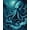 Blue, Pattern 1, variant on ODIKA 5'x7' Machine Washable Non-Slip Area Rug, Adventure Map with Medieval Inspired Borders and Fantasy Detailing High Traffic Rug, Black, 66596