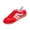 Red, variant on Women’s Low Top Lace Up Retro Sneakers, Two White Stripe Suede Mesh Mix Gum Sole Round Toe Casual Dress Shoes for Daily Walking Street Fashion Trainers Gray 9