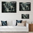thumbnail image 4 of Designart "Eternal Beauty of the Waterfall Cascade IV" Landscapes Print on Natural Pine Wood, 4 of 5