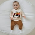 thumbnail image 5 of CAIVO Boys Thanksgiving Outfits Long Sleeve Graphic Hoodie And Pants With Truck Turkey Print Fall Autumn Relaxed Fit Child Clothing, 5 of 9